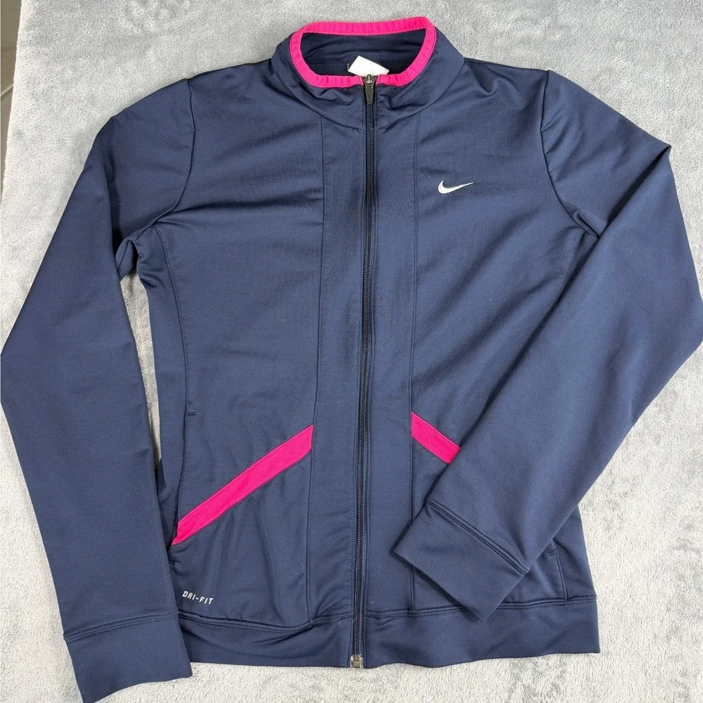 Nike blue jacket seam